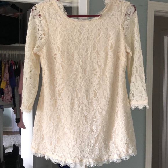 Motherhood Maternity Tops - Beautiful lace maternity top